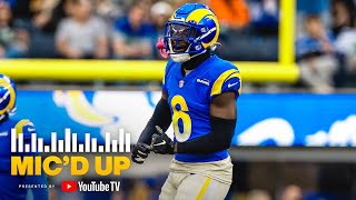 “Let’s Go Make A Play” Rams CB Derion Kendrick Mic’d Up vs Seahawks In Week 13 [upl. by Devona]