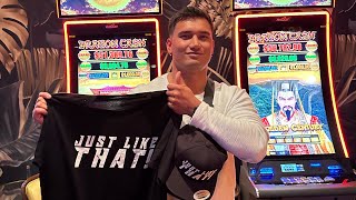 Part 1 of 3 D Lucky Jackpot Experience in Las Vegas casinos jackpots slotmachines vegas slots [upl. by Ahsiekal]