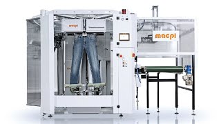 macpi 320 AUTOMATIC JEANS FINISHER [upl. by Ydiarf]