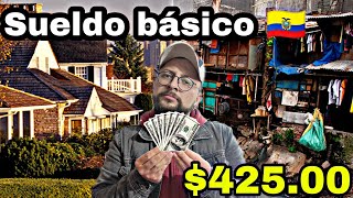 💲42500 ALCANZA para VIVIR con el SUELDO BASICO en Ecuador  13 1tendencia sueldobasico [upl. by Lubba]