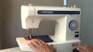 Sewing machine Швейная машина Lewenstein Amazone 10 Jaguar test джинс кожа [upl. by Leary259]