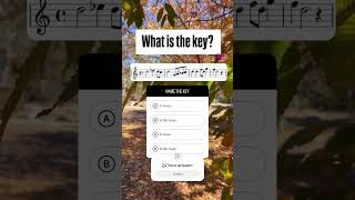 Music theory quiz name the key of this fragment musicianship musictheory musictheorylessons [upl. by Burrill992]