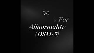 Criteria’s For Abnormality [upl. by Lashondra84]