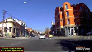 Driving through Pančevo Serbia from south to north Timelapse 2x [upl. by Tiraj]