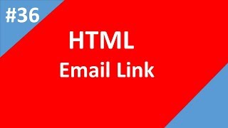 Email Link in Html  Part 36  Html Tutorial Tech Talk Tricks [upl. by Atsira]