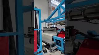 2M TPE carpet back coating machine with electronic eye cut [upl. by Thomsen]