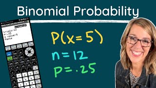 Computing Binomial Probabilities with the TI84 [upl. by Rebmyk]