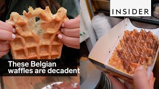 These Belgian waffles are decadent [upl. by Melville]