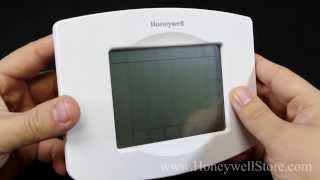 Honeywell WiFi 7 Day Programmable Thermostats RET97B5D  RET97E5D [upl. by Norrehc]