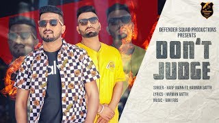 DONT JUDGE Full Video  Harp Mann Ft Harman Batth  RBS  Shar S  Latest Punjabi Songs 2019 [upl. by Darcia766]