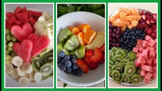 Ideas para comer frutas 😍 platos hermosos saludables y llenos de color [upl. by Orin431]