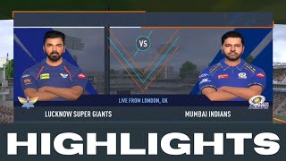 Mumbai Indians Dominate  MI vs Lucknow Match Highlights [upl. by Gibby81]