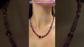 Колье со шпинелью и сапфирами от Галереи Самоцветов колье jewelry [upl. by Anyah416]