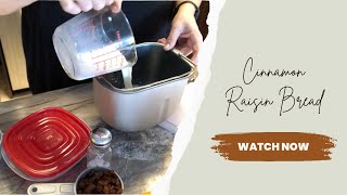 Crazy Good Cinnamon Raisin Bread You Can Make In A Bread Machine [upl. by Giustino708]