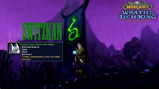 Зеленая трофейная гербовая накидка Иллидари  Green Trophy Tabard of the Illidari World of Warcraft [upl. by Riesman]