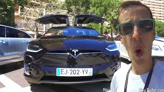 ESSAI TESLA MODEL X P100D  UNE SUPERCAR FAMILIALE [upl. by Beora731]