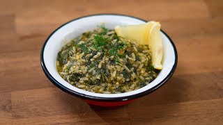 Spanakorizo Spinach amp Rice Recipe Vegan [upl. by Fisoi]