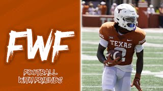 Skill Positions Analysis Longhorns Depth Chart  DFS Cheats  Texas Football Discussion [upl. by Augustin601]