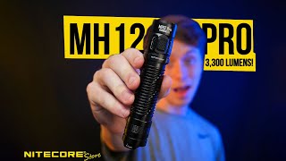 The most cuttingedge flashlight yet  Nitecore MH12 Pro 3300 Lumen Flashlight [upl. by Sophronia]