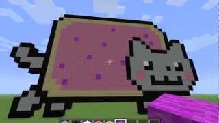 Minecraft Lets Build  Nyan Cat Ep2 Pt2 [upl. by Percival410]