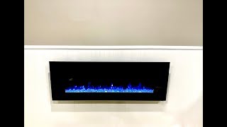 How To Install an Electric Fireplace Onto A Wall RealFlame Fireplace Do It Yourself [upl. by Nesto]