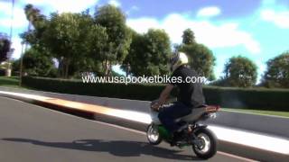 Pocket Bike Mini Bikes Pocketbikes  X19 110cc Superbike [upl. by Anrahs]