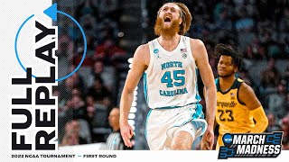 North Carolina vs Marquette 2022 NCAA mens first round  FULL REPLAY [upl. by Cash482]