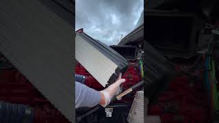 Kenworth T680 Engine Air Filter Change [upl. by Parrott]