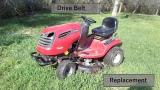 How To Replace Craftsman ys4500 Mower Drive Belt [upl. by Dessma]