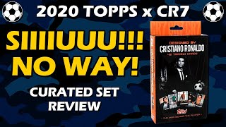 WOW WOW WOW 2020 Topps CR7 Curated Set Soccer Box Review [upl. by Oiliduab]