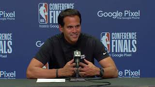 Erik Spoelstra Talks ECF Game 3 Win FULL Postgame Interview 🎤 [upl. by Violet]