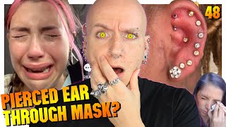 Worst Piercing Gun Fails Ever  Piercings Gone Wrong 48  Roly Reacts [upl. by Esteban525]