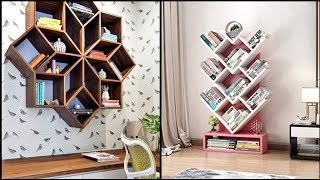 Aesthetic wooden wall bookshelf decorations collection [upl. by Sherm663]