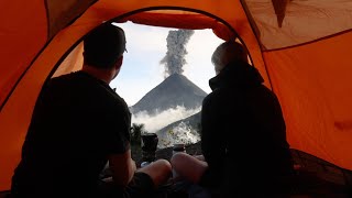 Hiking on Active Volcanoes in Guatemala  Volcán de Fuego amp Acatenango [upl. by Nanerb]