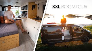 Roomtour Opel Vivaro  Renault Trafic  Camper Van  Dachterrasse [upl. by Gurtner]