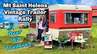 Explore A Vintage Trailer Rally Mt Saint Helens Full Tour Classic Campers RVs and Caravans [upl. by Amo]