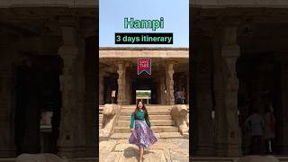 Hampi 3 days itinerary  places to visit in hampi  hampi travel guide  WanderBees  Shwetha Salian [upl. by Odiug]