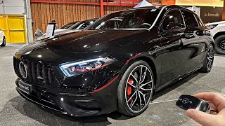 New MercedesAMG A35 4MATIC Facelift 2023 Night Package II  Visual Review Exterior amp Interior [upl. by Adialeda]