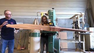 Making an airplane propeller for an SE5 [upl. by Idnam]