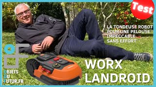 Comment installer et utiliser la WORX LANDROID une TONDEUSE ROBOT pour une PELOUSE impeccable [upl. by Ilyak369]