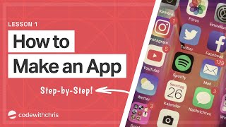 How to Make an App for Beginners 2020  Lesson 1 [upl. by Kristel]