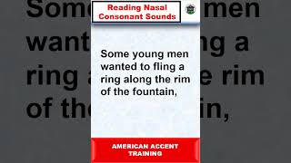 Reading Nasal Consonant Sounds  American accent Training english englishpronunciation [upl. by Sidnee514]