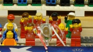 Champions League Bayern win the 2013 final  brickbybrick fussball [upl. by Palm]