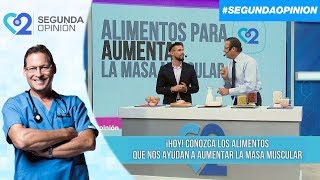 Alimentos que nos ayudan a aumentar la masa muscular [upl. by Nilats]