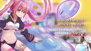 Past season 1 demon lords react to RimuruShinsha PART 5 Gacha reactionship Rimuru x Harem [upl. by Nahgeam]