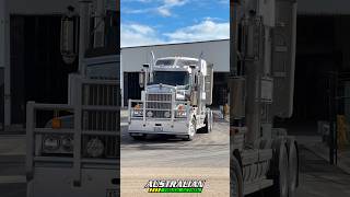 Kenworth T909 leaving warehouse [upl. by Aluor]