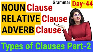 Noun Clause  Types of Dependent clause  Clauses Part 2  EC Day44 [upl. by Guillema693]