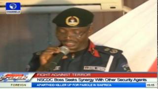 NSCDC Boss Seeks Synergy With Other Security Agents [upl. by Pacificia]