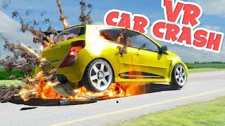 Crashing A Car In VR Awesome Destruction  Disassembly VR Oculus VR Game [upl. by Anesusa147]