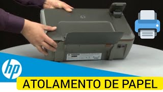 IMPRESSORA COM PAPEL ATOLADO  COMO RESOLVER PAPEL PRESO NA IMPRESSORA HP [upl. by Adnor735]